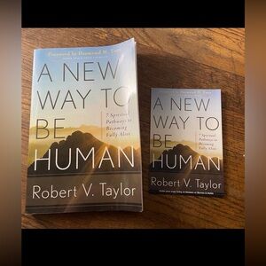 A New Way To Be Human Robert V. Taylor Signed Book